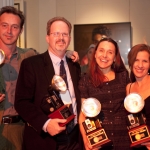 Bryce Lankard, Thom Bennett, Lori Waselchuk and Jennifer Shaw, PhotoGALA at NOMA, Dec 10, 2009 (c) Samuel Portera