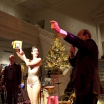 Live auction begins, PhotoGALA at NOMA, Dec 10, 2009 (c) Samuel Portera