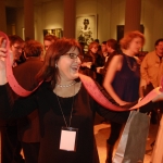 Renee Allie selling raffle tickets at the PhotoGALA (c) David Rae Morris, 2009