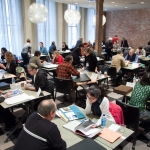 PhotoNOLA portfolio review session at the International House Hotel conference facility
