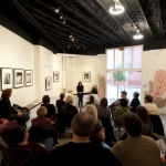 Susan Burnstine gallery talk at Canary Gallery, Dec 12, PhotoNOLA 2009 (c) Samuel Portera