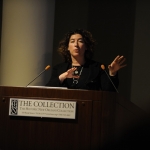 Lauren Greenfield delivers keynote lecture during PhotoNOLA in New Orleans, December 11, 2009. (c) David Rae Morris