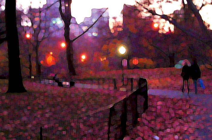  Lovers Stroll, Central Park 2006 by Max Singer 