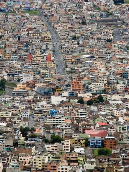 View of the modern suburbs of Quito from El Panecillo hill; Quito, Ecuador; 2008; ©Richard Sexton; from “Creole World: Photography of New Orleans and the Latin Caribbean Sphere” (THNOC 2014)