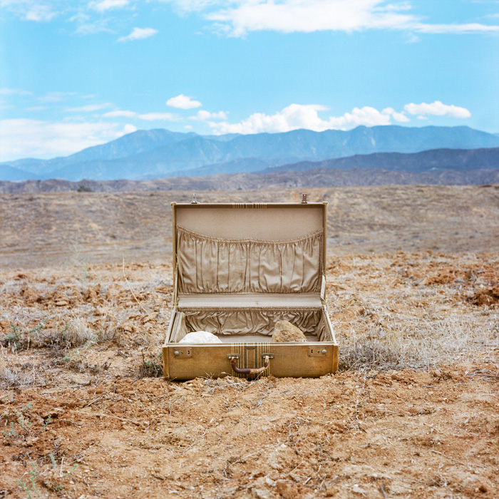 Aline Smithson - Desert Suitcase, 2013, from the series Due West