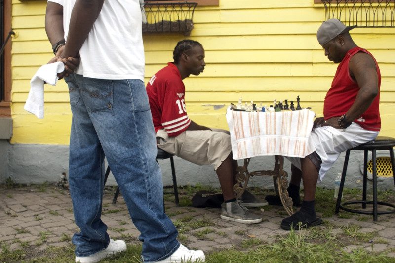 L. Kasimu Harris - Men playing Chess in the 7th Ward