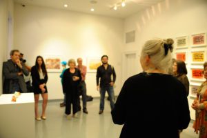 Barbara Ciurej and Lindsay Lochman artist talk at Martine Chaisson Gallery, PhotoNOLA 2015 © Samuel Portera