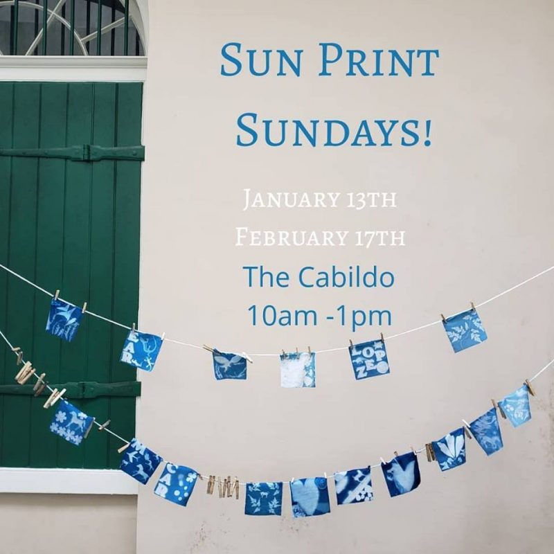 Sun Print Sundays at The Cabildo