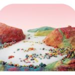 Ciurej & Lochman - Fruit Loops Landscape, from the series Processed Views Fruit Loops Landscape, from the series Processed Views: Surveying the Industrial Landscape; Inspired by Carleton Watkins, Albion River, Mendocino County, CA 1863